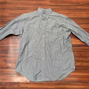 Ralph Lauren Men's Gray Casual Button-Down Shirt